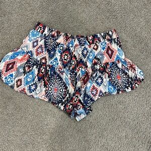 Colorful printed shorts